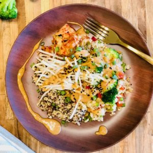 Cauliflower Fried Rice & Quinoa Bowl