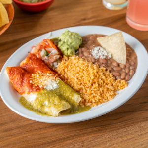 Bandera Chicken Enchiladas